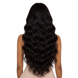 body wave back view