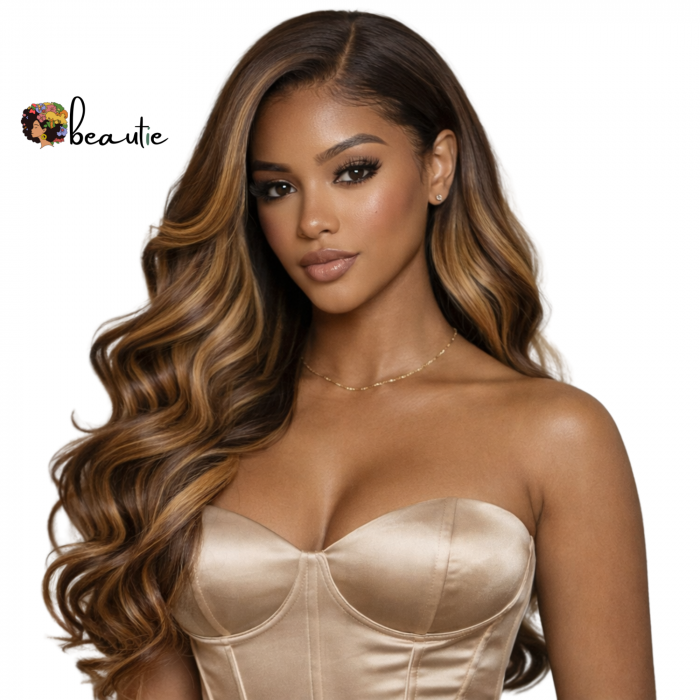 Perruque Body Wave Glueless Lace Frontal 13x6 - 24" Couleur P4/27 Perruque Body Wave Glueless Lace Frontal 13x6 - 24" Couleur P4/27