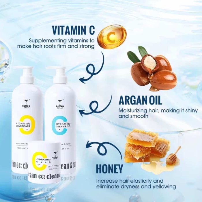 kit capillaire Kit Entretien Cheveux & Perruques Routine Hydratation Argan & Miel
